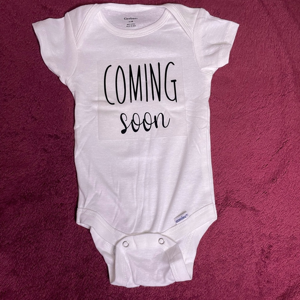 🎉host pick 🎉Coming soon onesie NWOT